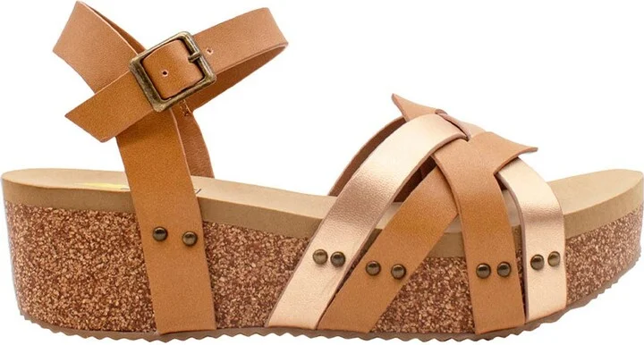 Edna Ankle Strap Platform Wedge Sandal - Image 11