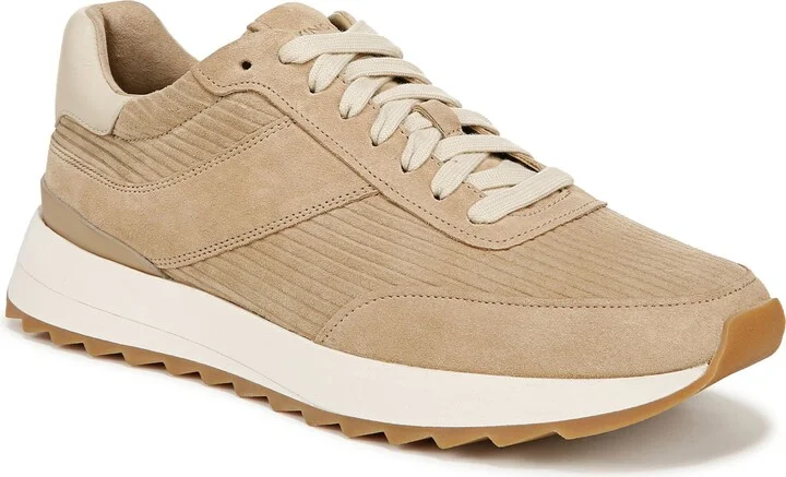 Edric Corduroy Textured Suede Sneaker