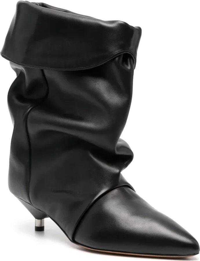 Edrik 45mm folded ankle boots - Image 2