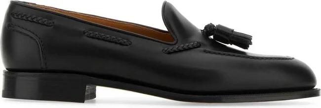Edward Green Almond Toe Slip-On Loafers