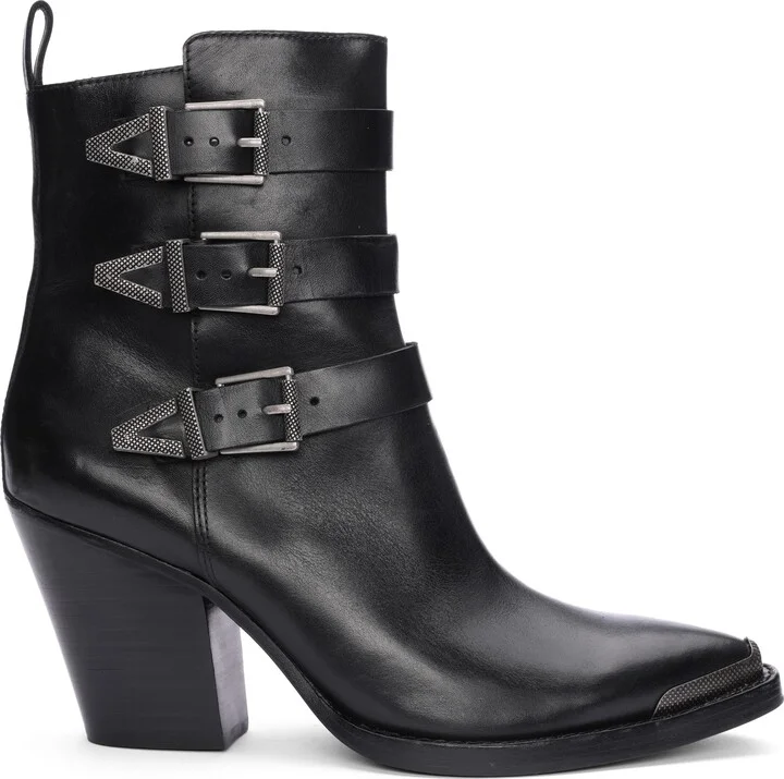 Edwin Triple Buckle Zip Bootie - Image 3