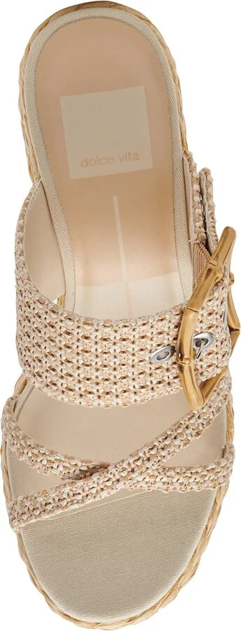 Edwina Raffia Platform Slide Sandal - Image 5