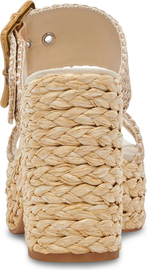 Edwina Raffia Platform Slide Sandal - Image 7