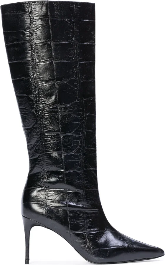 Effect Leather BootsSuede Studio