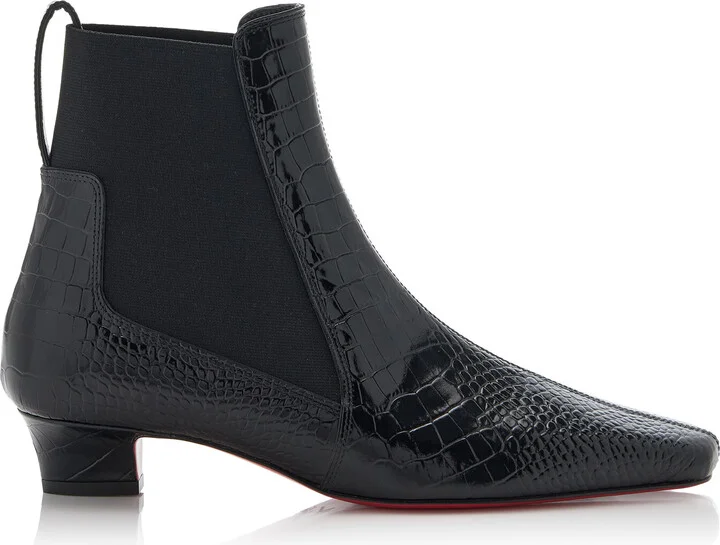 Effect Leather Chelsea BootsLouboutin