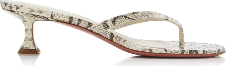 Effect Leather SandalsMuaddi