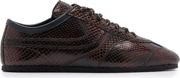 Effect Leather SneakersVan Noten