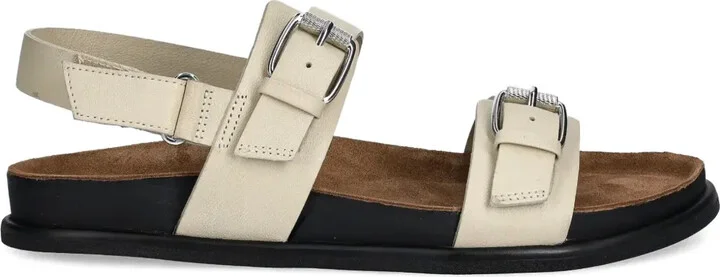 Effie buckle-detail slingback sandals
