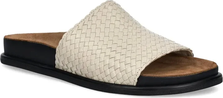 Effie woven leather slides - Image 2