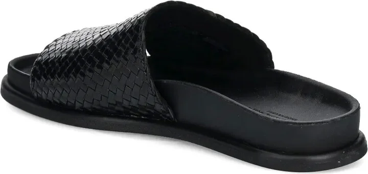 Effie woven leather slides - Image 4