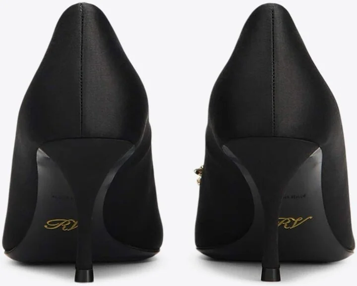Efflorescence 65 Crystal Embellished Satin Pumps - Image 3
