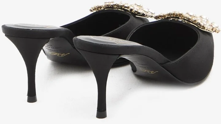 Efflorescence 65 Satin Mules - Image 2