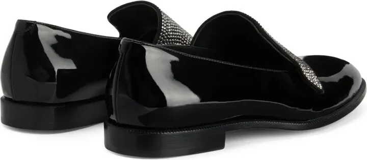 Eflamm crystal-embellished patent loafers - Image 3