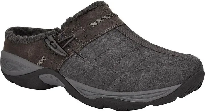 Efrost Womens Suede Slip On Mules