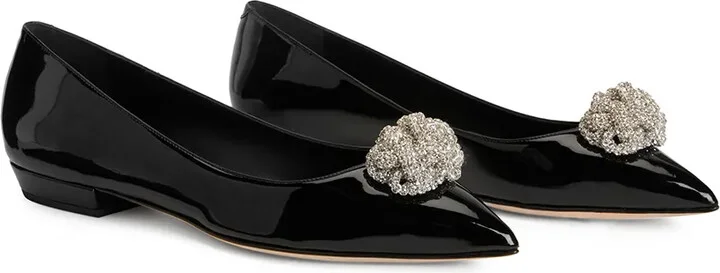 Eglantine crystal ballerina shoes - Image 2