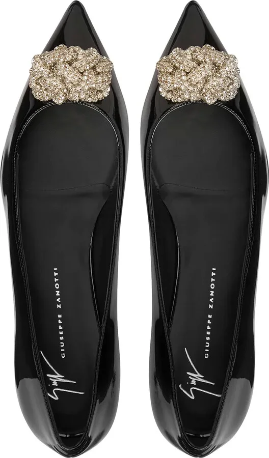 Eglantine crystal ballerina shoes - Image 4