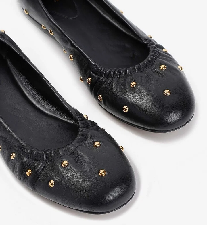 Eia Leather Ballerina Flats - Image 2