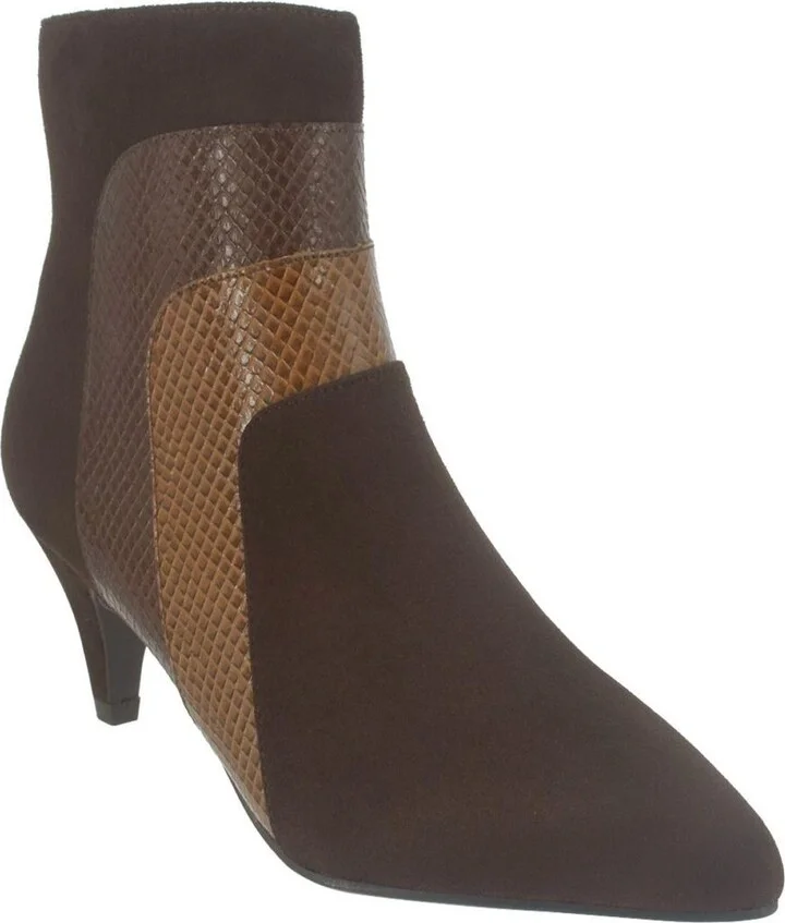 Eila Womens Faux Suede Ankle Booties
