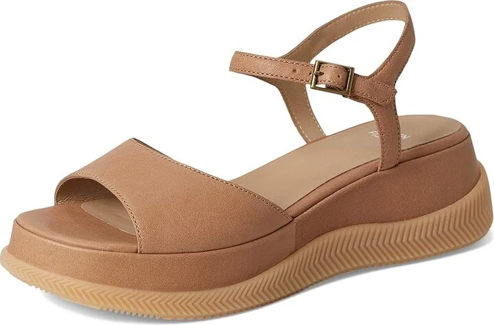Eileen Fisher Airo Sandal Women's Wedge Shoes Black : 7 M, Leather - Image 11