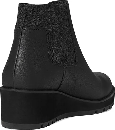 Eileen Fisher Chelsea Women's Pull-on Boots Black : 7.5 B - Medium, Leather - Image 4