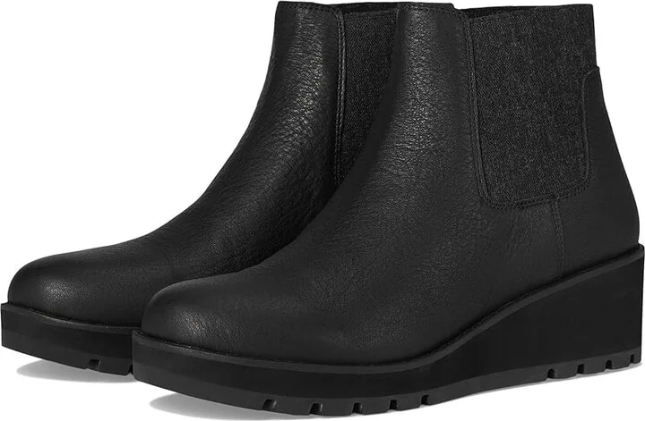 Eileen Fisher Chelsea Women's Pull-on Boots Black : 7.5 B - Medium, Leather
