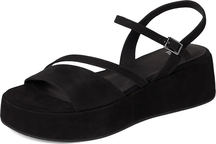 Eileen Fisher Dae Wedge Women's Wedge Shoes Black : 10 M, Leather - Image 5