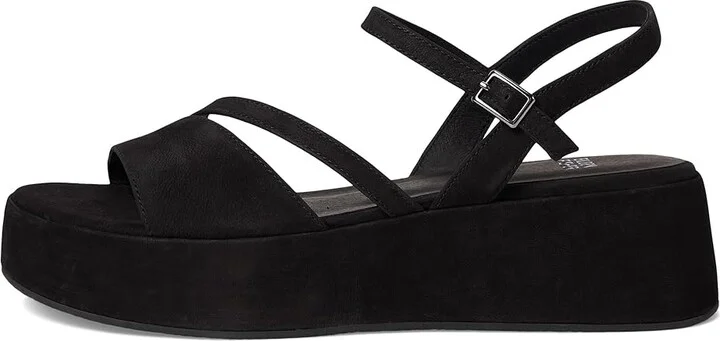 Eileen Fisher Dae Wedge Women's Wedge Shoes Black : 10 M, Leather - Image 6