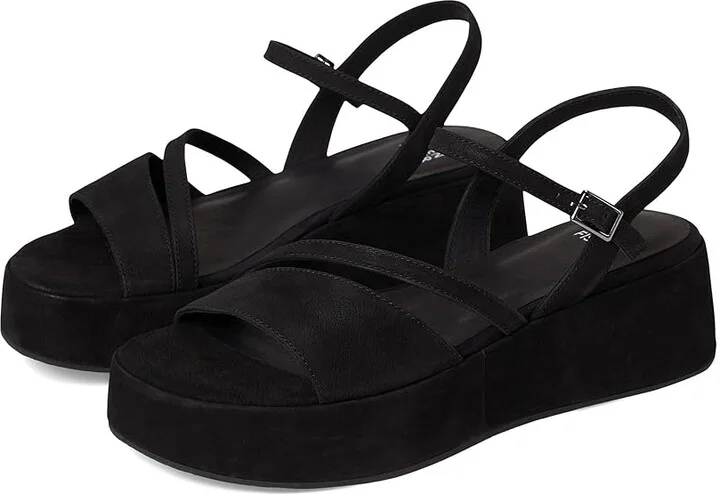 Eileen Fisher Dae Wedge Women's Wedge Shoes Black : 10 M, Leather