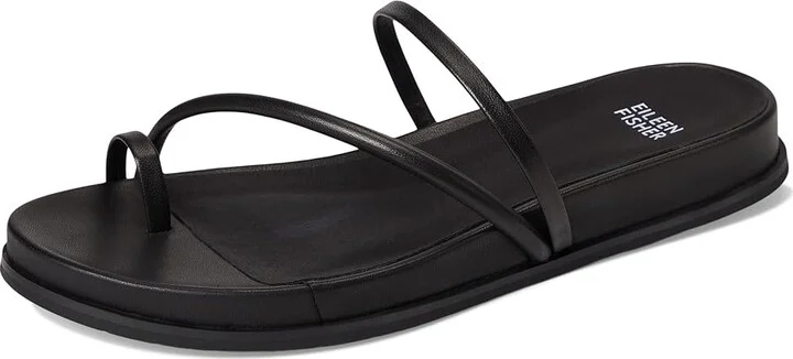 Eileen Fisher Dorado Slide Women's Wedge Shoes Black : 7.5 M, Rubber - Image 5