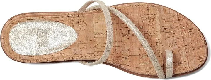 Eileen Fisher Dorado Slide Women's Wedge Shoes Platinum : 8 M, Rubber - Image 2