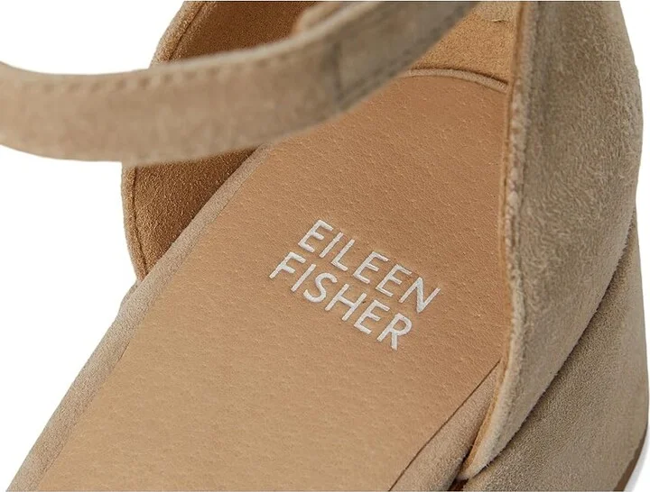Eileen Fisher Dota High Women's Heels Earth : 5 B - Medium, Leather - Image 7