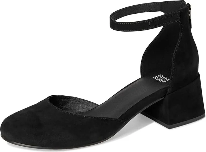 Eileen Fisher Dota High Women's Heels Earth : 5 B - Medium, Leather - Image 11