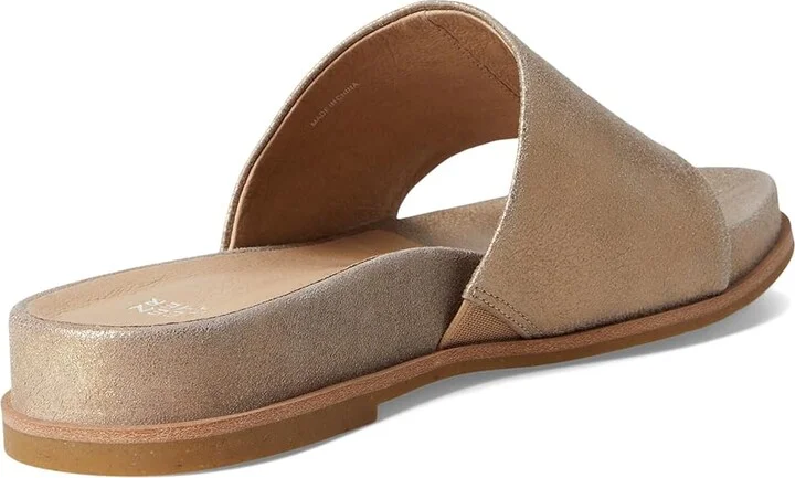 Eileen Fisher Duet Slide Women's Wedge Shoes Platinum : 8.5 M, Leather - Image 4