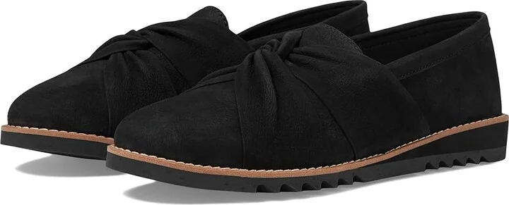 Eileen Fisher Eena Women's Shoes Black : 5 B - Medium, Leather/Rubber