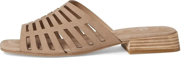 Eileen Fisher Fira Slide Women's Wedge Shoes Barley : 6 M, Leather - Image 6