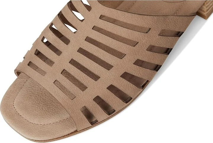 Eileen Fisher Fira Slide Women's Wedge Shoes Barley : 6 M, Leather - Image 7