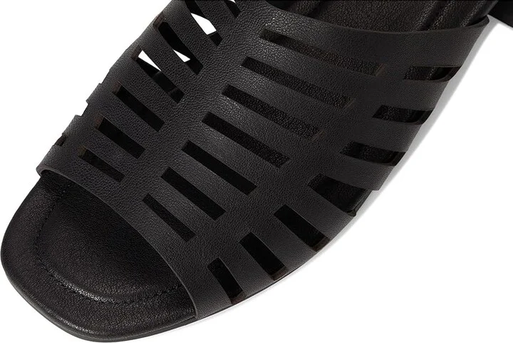 Eileen Fisher Fira Slide Women's Wedge Shoes Black : 7 M, Leather - Image 7