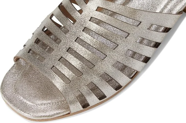 Eileen Fisher Fira Slide Women's Wedge Shoes Platinum : 7 M, Leather - Image 7