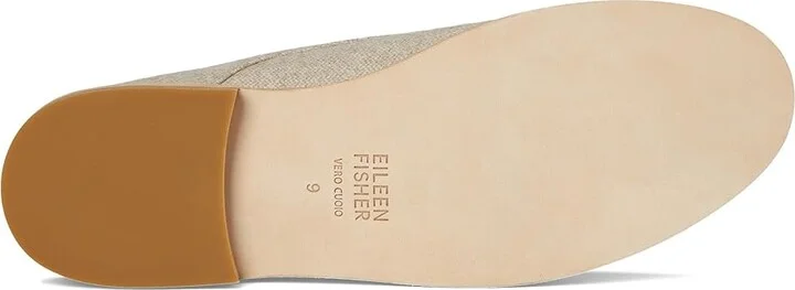 Eileen Fisher Harlow Women's Shoes Oat Herringbone : 6.5 B - Medium, Leather - Image 3