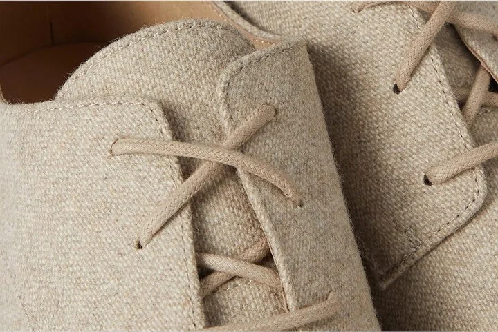 Eileen Fisher Harlow Women's Shoes Oat Herringbone : 6.5 B - Medium, Leather - Image 7