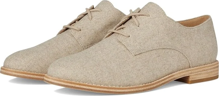 Eileen Fisher Harlow Women's Shoes Oat Herringbone : 6.5 B - Medium, Leather