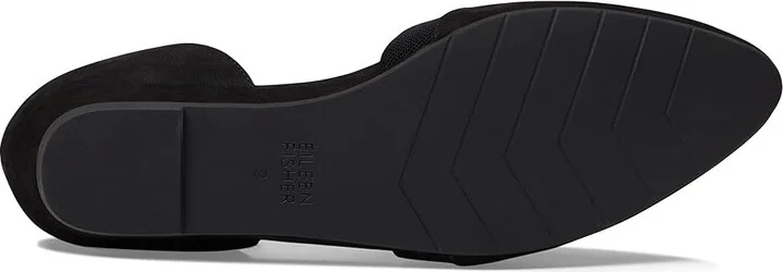 Eileen Fisher Ida Women's Shoes Black 1 : 5.5 B - Medium, Suede/Textile - Image 3