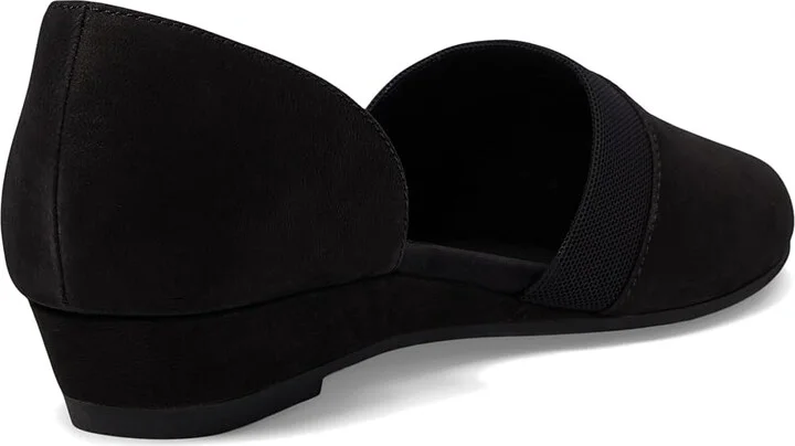 Eileen Fisher Ida Women's Shoes Black 1 : 5.5 B - Medium, Suede/Textile - Image 4