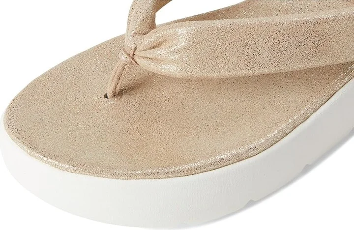 Eileen Fisher Jelly Thong Women's Wedge Shoes Platinum : 6.5 M, Leather - Image 7