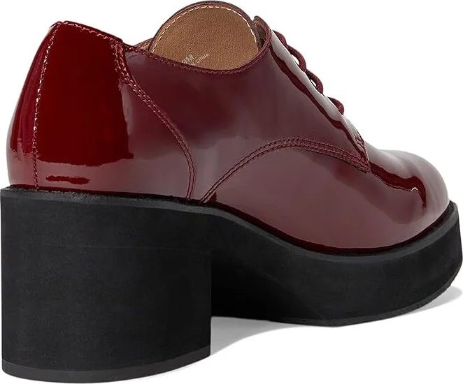 Eileen Fisher Judd High Women's Heels Bordeaux : 5.5 B - Medium, Leather - Image 4
