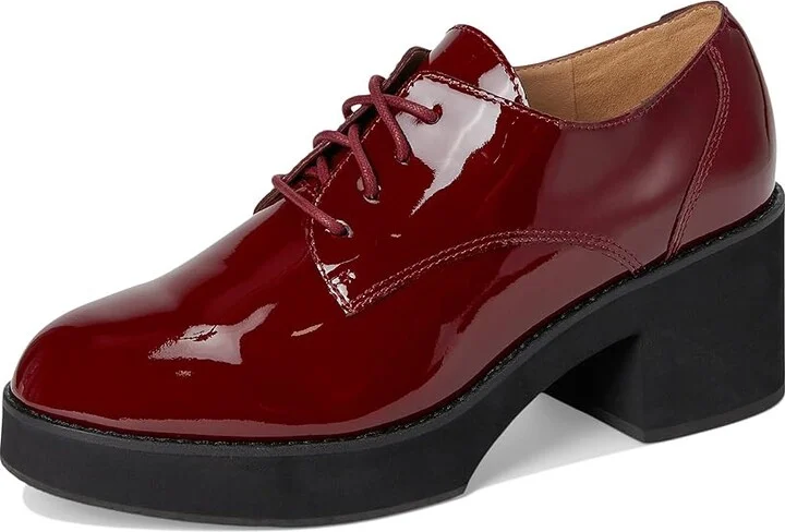 Eileen Fisher Judd High Women's Heels Bordeaux : 5.5 B - Medium, Leather - Image 5