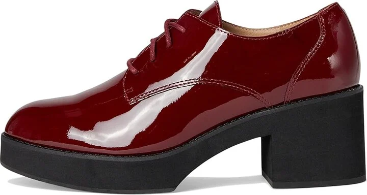 Eileen Fisher Judd High Women's Heels Bordeaux : 5.5 B - Medium, Leather - Image 6