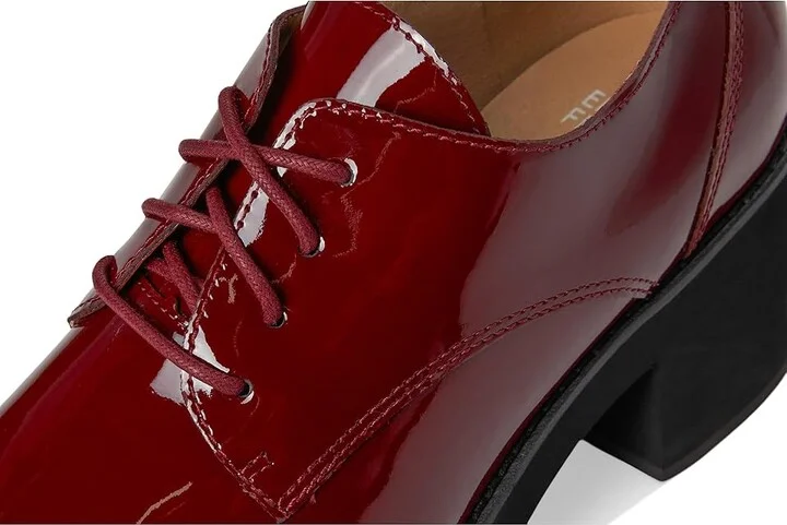 Eileen Fisher Judd High Women's Heels Bordeaux : 5.5 B - Medium, Leather - Image 7