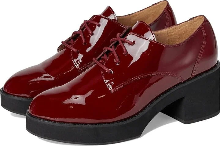 Eileen Fisher Judd High Women's Heels Bordeaux : 5.5 B - Medium, Leather