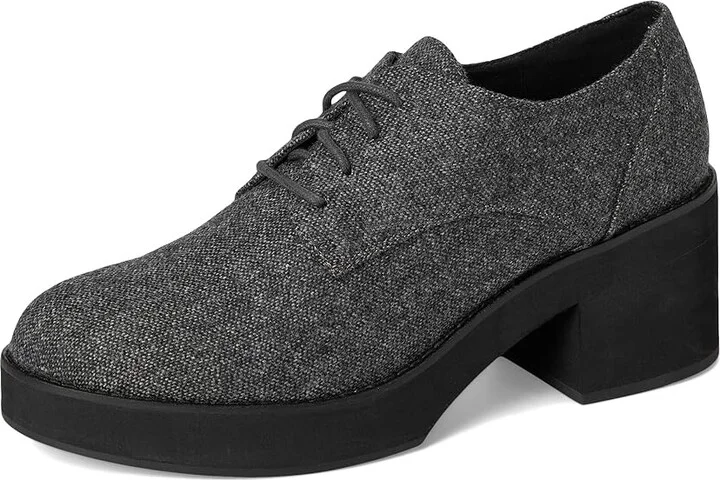 Eileen Fisher Judd High Women's Heels Graphite Herringbone : 9 B - Medium, Leather - Image 5
